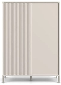 Vitrína KAMARO 2DD 103,5 cm kašmírová