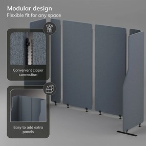 Akustická stena SADIE Carbon Fog 280/145 cm