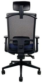 Kancelárska ergonomická stolička DVIS — látka, sieť, viac farieb Antracit