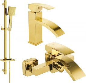 Mexen Libra DQ45 vaňový set, zlatý - 745103DQ45-50