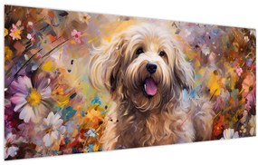 Obraz - Šťastný pes II. (120x50 cm)