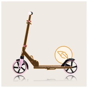 Lionelo - Detská kolobežka LUCA čierna/ružová