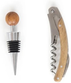 Sada doplnkov na víno ALCOLE strieborná 706851