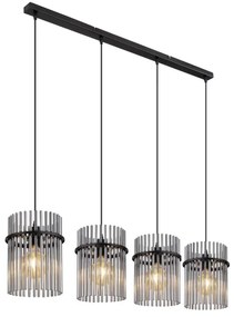 Globo 15698-4H - Luster na lanku GORLEY 4xE27/60W/230V čierna