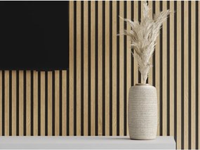 Mexen Lam-B, akustické stenové lamely 275 × 30 cm, HDF doska 4 mm, technická dyha, borovica klasická, S100-275307-3015-012