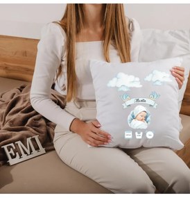 Vankúš s vlastnou potlačou Chlapec 40x40 cm EMI