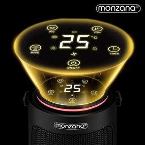 InternetovaZahrada Keramický ohrievač 2000W - čierny