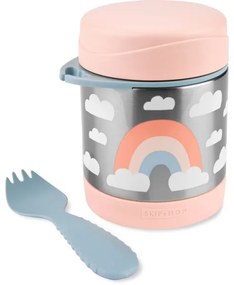 Skip Hop - Termoska na jedlo s lyžičkou/vidličkou SPARK STYLE 325 ml dúha