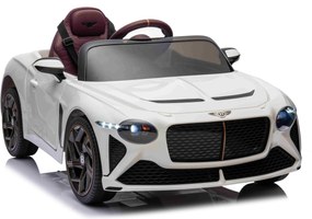 Bentley Bacalar auto na batérie pre deti, biele + diaľkové ovládanie