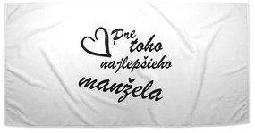 Sablio Uterák Pre toho najlepšieho manžela - 50x100 cm