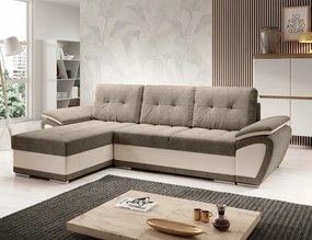 Moderno Meble Prešívaná moderná rohová sedačka ENZO s pružinami