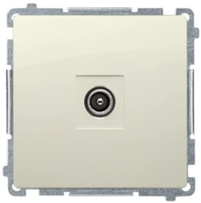 B BMAK3.01/12 anténová zásuvka jednotlivá konečná béžová