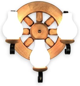 Brilagi - Nástenné svietidlo ROATA APLICA 3xE14/40W/230V buk