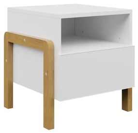 Detský nočný stolík Victor 46 cm biely