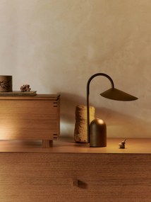 Ferm Living Stmievateľná LED lampa Arum Dark Chocolate