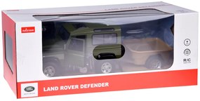 Auto na diaľkové ovládanie Rastar Land Rover Defender 1:14 so svetlami RC0712 Farba: čierna