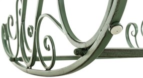 Kovové hojdacie kreslo Smile (SET 2 ks) - Zelená antik