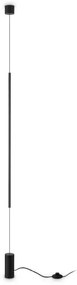 Ideal Lux - LED Stojacia lampa FILO LED/14W/230V 2700K čierna