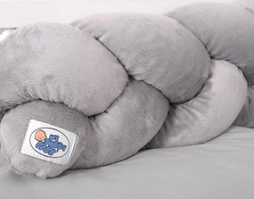 Mantinel Minky vrkoč 180 cm, šedý