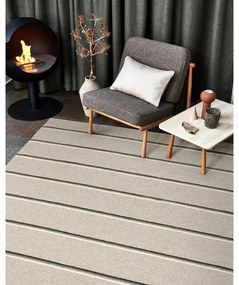 Sivo-béžový vnútorný a vonkajší koberec 70x90 cm Olle Grey Linen – Pappelina
