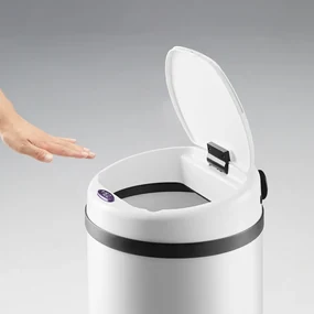 InternetovaZahrada Bezdotykový odpadkový kôš s USB 40 L - biely