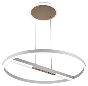 Závesné svietidlo NEDES LED svietidlo + diaľkový ovládač 75W J7307/W