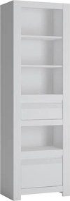 Regál Novi NVIR01 2S biela alpin/pvc biela supermat
