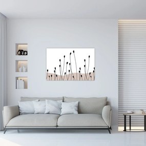 Obraz - Grafická lúka N⁰1 (90x60 cm)