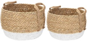 Tutumi Tutumi, sada prírodných košov Boho 2ks YT21B-34, biela-hnedá, HOM-02809