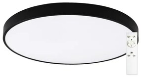 Top Light-LED stmievateľné kúpeľňové stropné svietidlo PETAL LED/60W/230V IP44 priem. 59 cm čierne + diaľkové ovládanie
