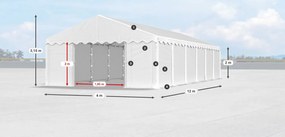 Bestent Skladová hala/ garáž 4x12x2m Comfort PE 240g