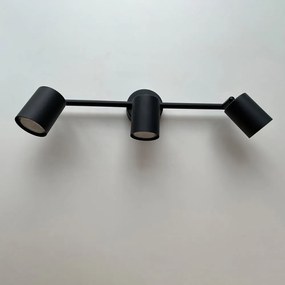 Čierne kovové LED bodové svietidlo 8x42 cm Vano – Fischer &amp; Honsel