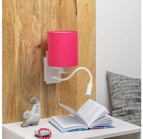 Brilagi - LED Nástenná lampa NUBILA 1xE27/25W/230V + LED/3W biela/ružová