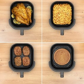 Tmavosivá teplovzdušná fritéza Infrared EY832HE0 – Tefal