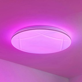 Lindby Favoria stropné LED svetlo RGBW smart 49 cm