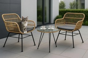 ZÁHRADNÝ SET TIMO 2 x STOLIČKA + STOLÍK