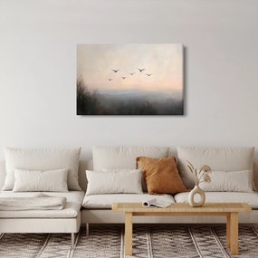 Obraz - Hejno vtákov (90x60 cm)