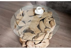 Konferenčný stôl 23208 60x60cm Drevo Teak  - Komfort-nábytok