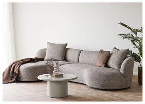 Krémový okrúhly konferenčný stolík ø 80 cm Nagano – House Nordic