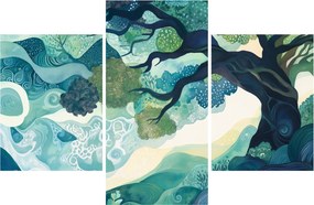 Obraz – Zelená koruna stromu života (90x60 cm)
