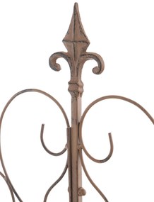 Mriežka na popínavé rastliny Mandevilla - 133 x 99 cm - Hnedá antik