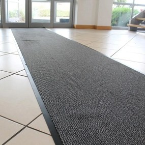 COBA Ekonomická polypropylénová čistiaca rohož, 90 x 150 cm, sivá