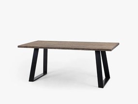 Jedálenský stôl HOFER - 240x100cm,RAL9005-Čierna