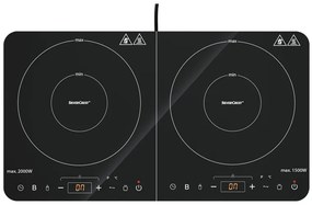 SILVERCREST® KITCHEN TOOLS Indukčná dvojplatnička SDI 3500 D5 + 2300 D5/SODI 3500 D5 (100360722)