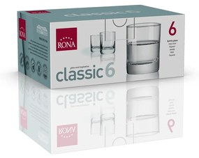 RONA 6x Pohár na nápoje CLASSIC 60ml