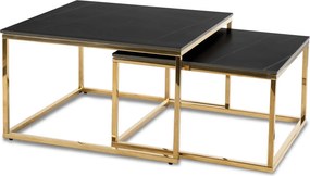 PROXIMA.store - Set konferenčných stolíkov TENOR FARBA: čierna