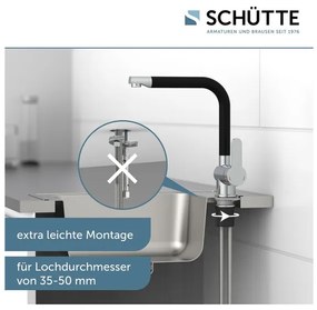 Schütte Kuchynská batéria RIO (chróm/čierna)  (100335931)