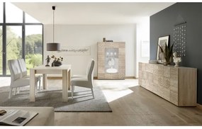 Rozkladací jedálenský stôl ARIA dub sonoma