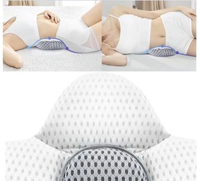 Verk 01914 Bedrový vankúš 40 x 30 cm bielošedá