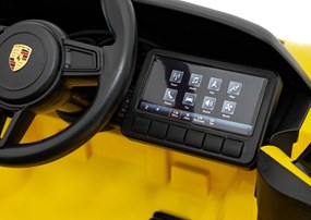 Ramiz Detské autíčko Porsche Spyder RS 718, žlté športové